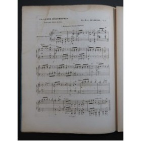 DUVERNOY Henri Un Conte d'Autrefois Piano ca1850