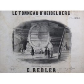 REDLER G. Le Tonneau d'Heidelberg Piano ca1850