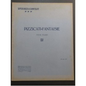 SPERANZA-CAMUSAT Pizzicati-Fantaisie Piano 038802