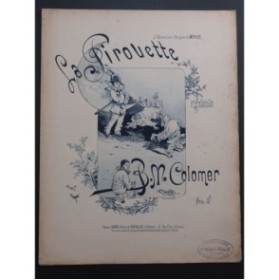 COLOMER B. M. La Pirouette Piano 1893