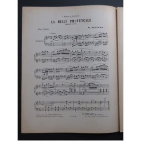 PEIFFER M. La Belle Provençale Piano