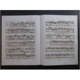 DUVERNOY J. B. Fantaisie Les Deux Nuits Boieldieu Piano ca1830