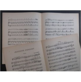 LEMAIRE Gaston Jeannine s'endort Violon Piano