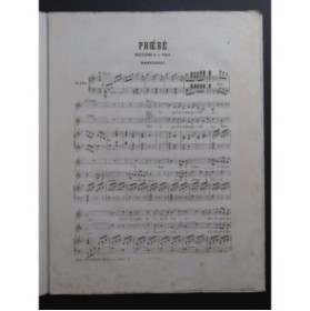 BOIELDIEU Adrien Phoebé Duo Dédicace Chant Piano ca1880