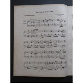 BURGMÜLLER Frédéric Rondo Militaire Piano ca1850