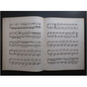 BURGMÜLLER Frédéric Rondo Militaire Piano ca1850