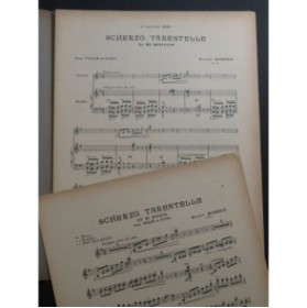 BOSSO Ernest Scherzo-Tarentelle Violon Piano