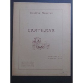 MOUCHET Gustave Cantilena Violon Piano ca1925