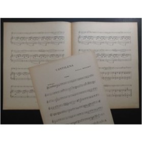 MOUCHET Gustave Cantilena Violon Piano ca1925