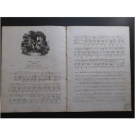 BRUGUIÈRE Édouard Mère et Sœur Chant Piano ca1830