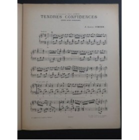 ITHIER J. Louis Tendres Confidences Piano ca1905