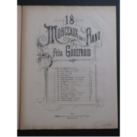 GODEFROID Félix La Perle du Danube Piano ca1860