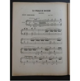 GODEFROID Félix La Perle du Danube Piano ca1860