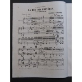 LAMOTTE Georges La Fée des Bruyères Piano ca1880