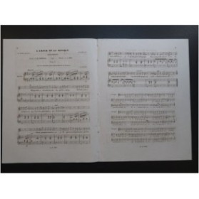THYS A. L'Amour et la Musique Chant Piano ca1840