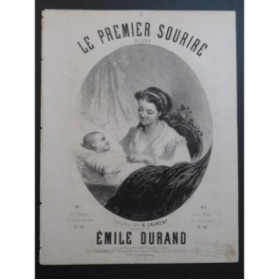 DURAND Émile Le Premier Sourire Chant Piano ca1865
