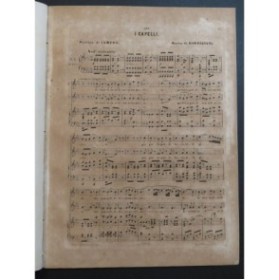 DI GORDIGIANI Luigi I Capelli Chant Piano ca1850
