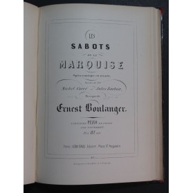 LE REY Eros CIEUTAT Pierrot Puni BOULANGER Les Sabots de la Marquise ca1900