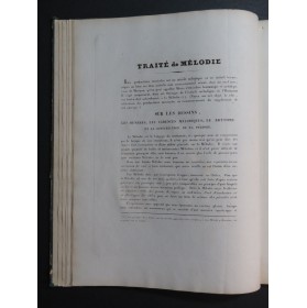 REICHA Antoine Traité de Mélodie Harmonie 1832