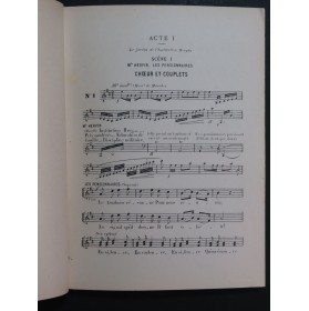 MESSAGER André Les P'tites Michu Opérette Chant 1938