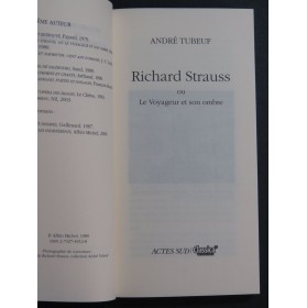 TUBEUF André Richard Strauss ou Le Voyageur et son Ombre 2004