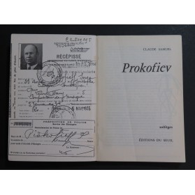 SAMUEL Claude Prokofiev 1960