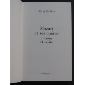 STRICKER Rémy Mozart et ses Opéras Fiction et Vérité 1991