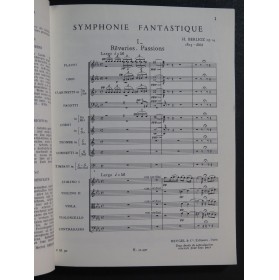 BERLIOZ Hector Symphonie Fantastique op 14 Orchestre 1974