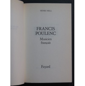 HELL Henri Francis Poulenc Musicien Français 1978