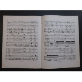 GABUSSI Vincenzo Mezzanotte Duetto Chant Piano 1841
