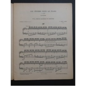 SAINT-SAËNS Camille Six études 2e Livre op 111 Piano