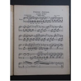 VOLLSTEDT Robert Frères Joyeux Piano ca1900