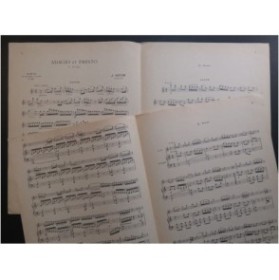 HAYDN Joseph Adagio et Presto Piano Flûte 1937