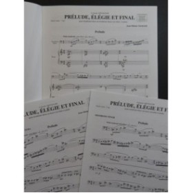 DAMASE Jean-Michel Prélude Élégie et Final Piano Tuba ou Trombone 1993
