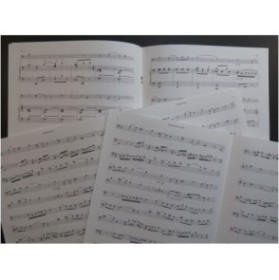 DAMASE Jean-Michel Prélude Élégie et Final Piano Tuba ou Trombone 1993