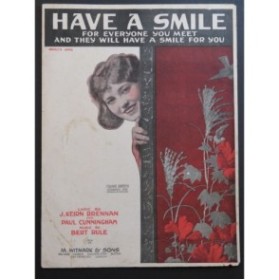 RULE Bert Have A Smile Chant Piano 1918