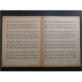 KOHLER Émile La Rose Égarée Chant Piano ca1890