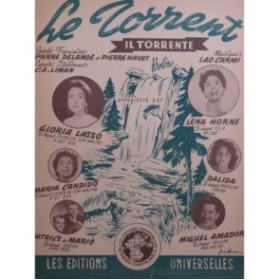 CARMI Lao Le Torrent Chant Piano 1955