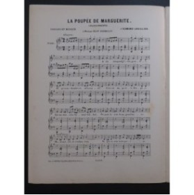 LHUILLIER Edmond La Poupée de Marguerite Chant Piano XIXe siècle