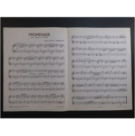 DAMASE Jean Michel Promenade Piano ou Harpe 1972