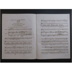 BARRAULT de SAINT ANDRÉ Sarah Chant Piano ca1830