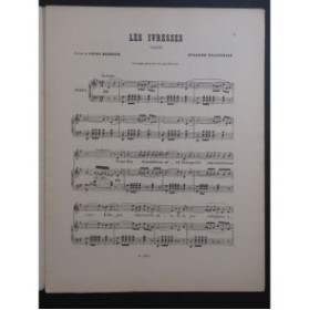 PILLEVESSE Suzanne Les Ivresses Chant Piano ca1895