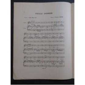 THOMÉ Francis Vieille chanson Chant Piano