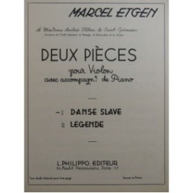 ETGEN Marcel Danse Slave Violon Piano