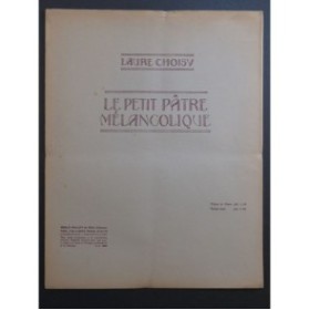 CHOISY Laure Le Petit Pâtre Mélancolique Violon Piano 1933
