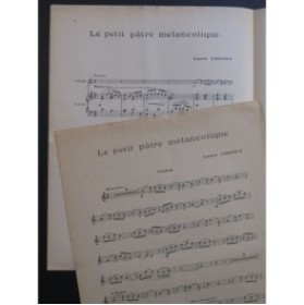 CHOISY Laure Le Petit Pâtre Mélancolique Violon Piano 1933
