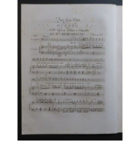 MERCADANTE Saverio Elisa e Claudio No 11 Chant Piano ca1825