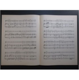 AUBERT Gaston Rêverie attristée Pousthomis Chant Piano 1912