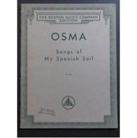 OSMA Julio Songs of my Spanish Soil Chant Piano