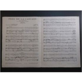 FAIN Sammy Près de la Cascade Chant Piano 1933